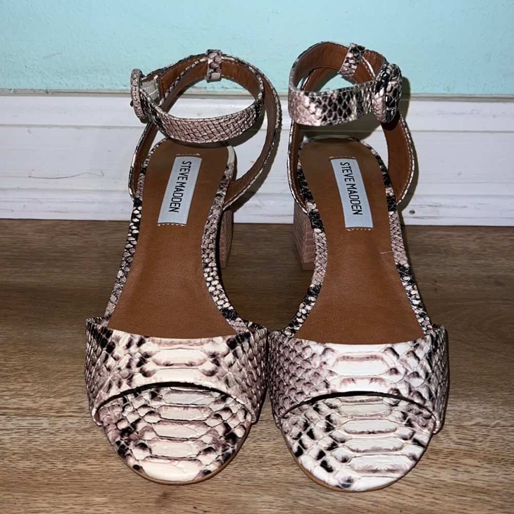 Steve Madden Snake Skin Print